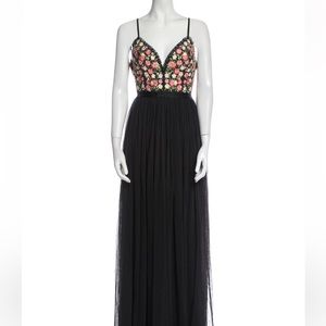 Needle & Thread Cami Maxi Dress With Embellished Detail size 2